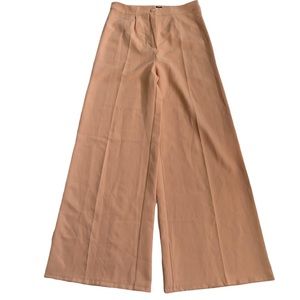 PEACH COLOR PLEAT FRONT WIDE LEG PANTS SIZE 8 NEW WITH TAGS 🏷
